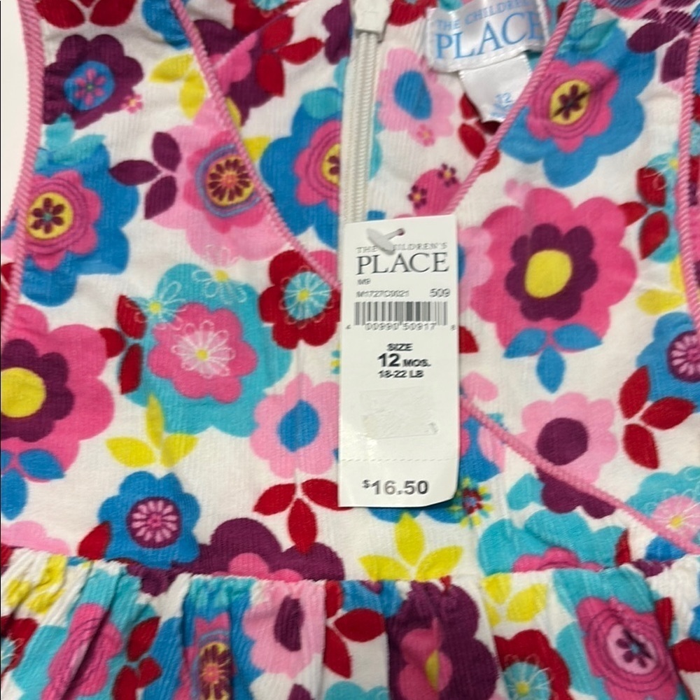 The Children's Place Floral Dress - Pink and Blue - Picture 3 of 6
